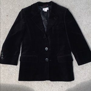 Boys Velvet Blazer